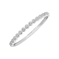 Shining Dawn Diamond Bangle in 14K Yellow Gold