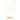 Eclipse Letter Diamond 14K (or 18k upon request) Yellow Gold Pendant Necklace