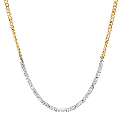 Sunflower Medallion Diamond Pendant Necklace in 14K Yellow Gold