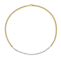 Sunflower Medallion Diamond Pendant Necklace in 14K Yellow Gold