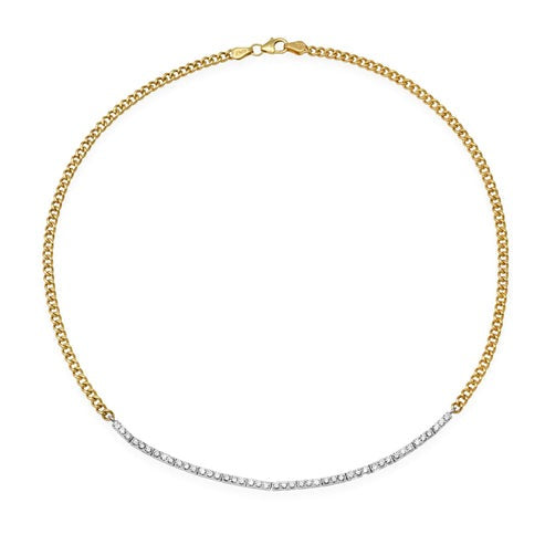 Sunflower Medallion Diamond Pendant Necklace in 14K Yellow Gold