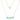 Oval Cut Emerald 14K (or 18k upon request) Yellow Gold Diamond Bar Necklace
