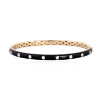 Opal Mirage Bangle Bracelet in 14K Yellow Gold