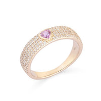 Diamond Infinity Light Eternity Ring in 14K Yellow Gold