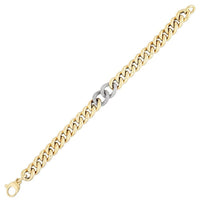 Opal Vintage Chain Link Bracelet in 14K Yellow Gold