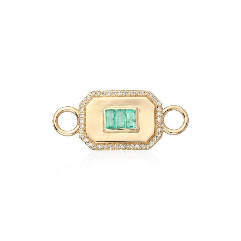 Northern Gemstone Diamond Link Bracelet in 14K Yellow Gold