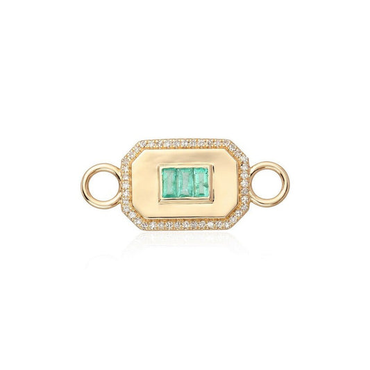 Northern Gemstone Diamond Link Bracelet in 14K Yellow Gold