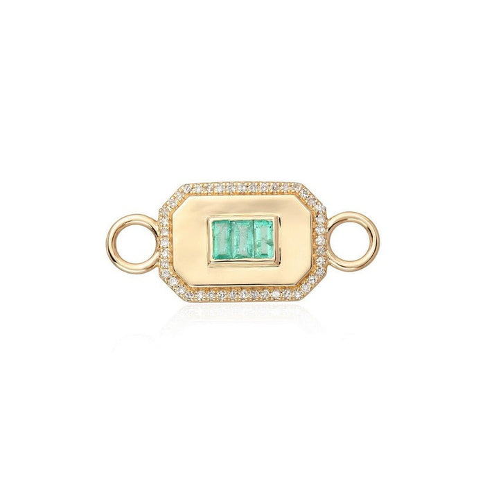 Northern Gemstone Diamond Link Bracelet in 14K Yellow Gold