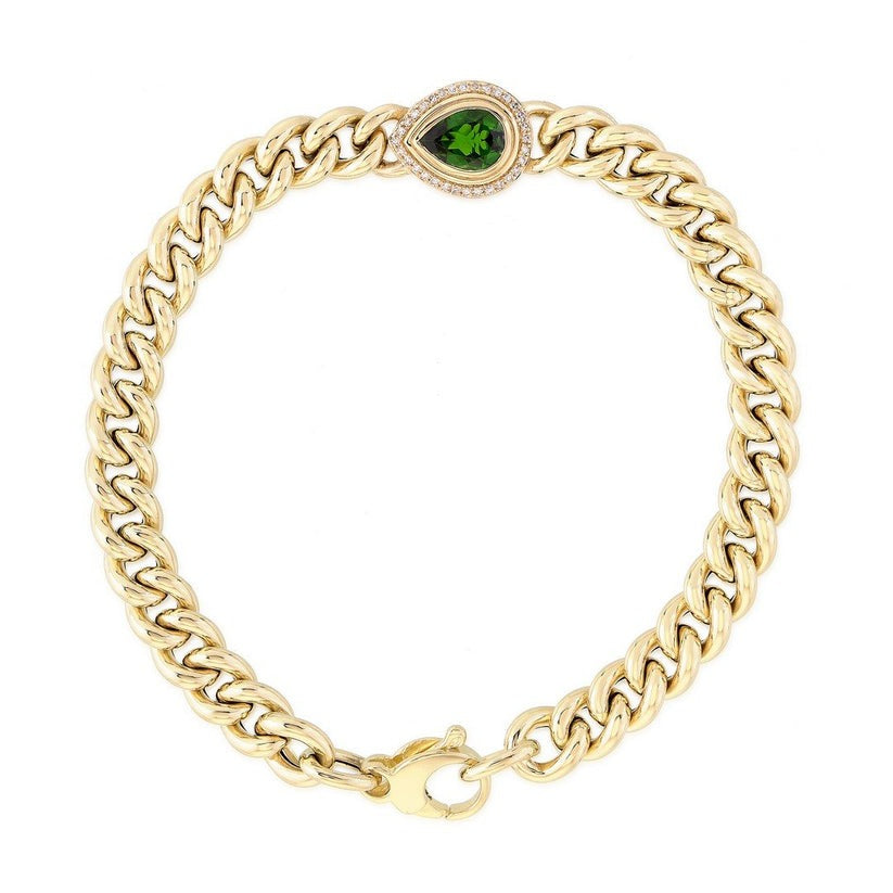 Radiance Charm Bangle Bracelet in 14K Yellow Gold