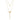 Diamond Butterfly 14K (or 18k upon request) Yellow Gold Lariat Necklace