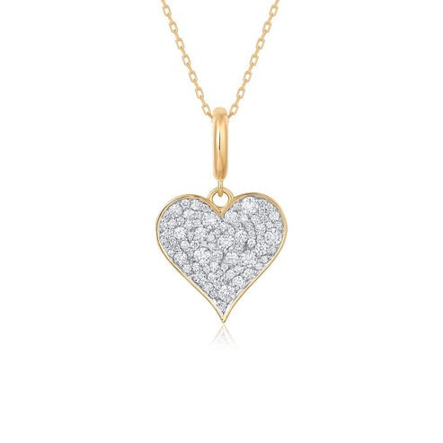 Minimal Pink Sapphire Pendant Necklace in 14K Yellow Gold