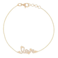 Serenade Diamond Bangle Bracelet in 14K Yellow Gold