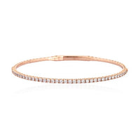 Luna Grace Diamond Tennis Bracelet in 14K White Gold