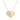 44 Diamond Flash Heart 14K (or 18k upon request) Yellow Gold Pendant Necklace