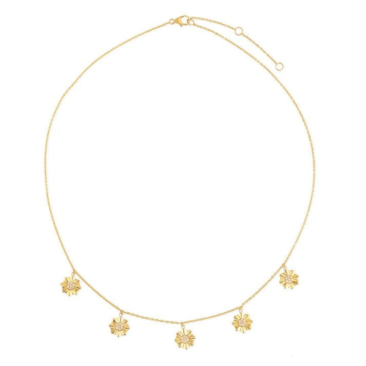 Enchantment Station Diamond Necklace in 14K Yellow Gold