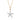 Diamond Starfish Charm 14K Yellow Gold Pendant Necklace