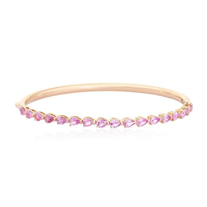 Luxe Gemstone Diamond Bracelet in 14K Yellow Gold