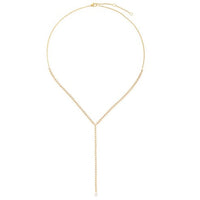 Solace Lariat Diamond Necklace in 14K Yellow Gold