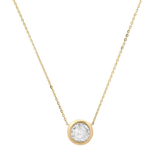 Diamond Lush Diamond 14K Yellow Gold Pendant Necklace
