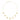 Pearl Radiance 14K (or 18k upon request) Yellow Gold Diamond Station Necklace
