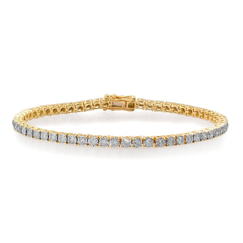Spinel Radiance Tennis Bracelet in 14K Yellow Gold