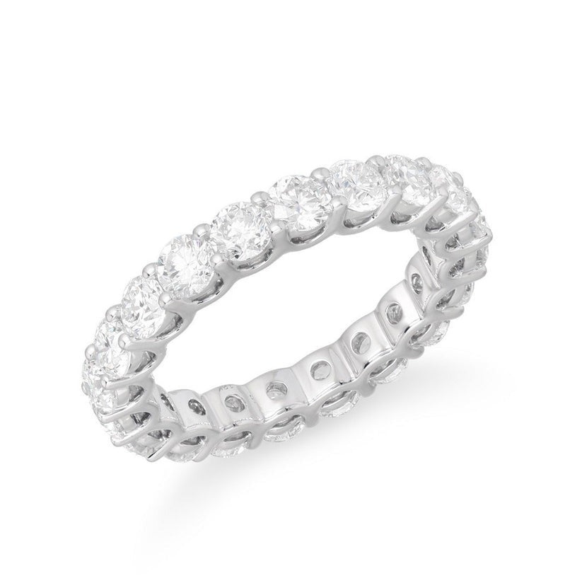 Romance Diamond Eternity Ring in 18K White Gold