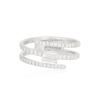 Sensational Diamond Open Wrap Ring in 14K Yellow Gold