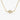 Golden Evil Eye Necklace with Diamond Accent