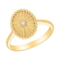 Dome Band Sleek Timeless Classic Ring in 14K Yellow Gold