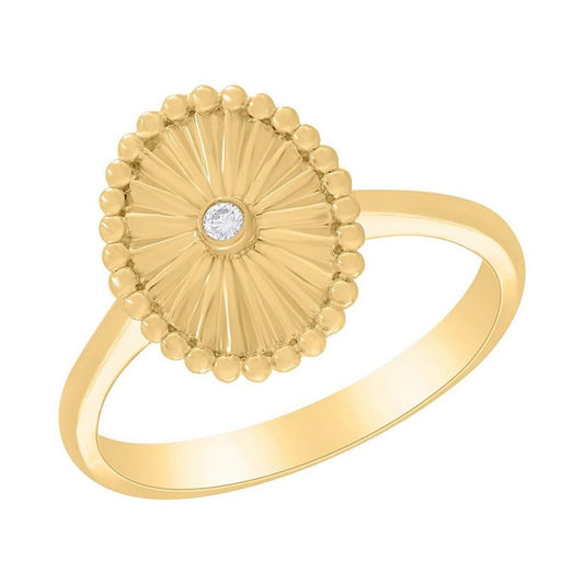 Dome Band Sleek Timeless Classic Ring in 14K Yellow Gold