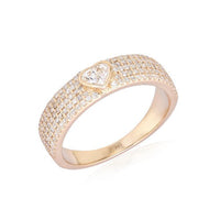 Diamond Infinity Light Eternity Ring in 14K Yellow Gold