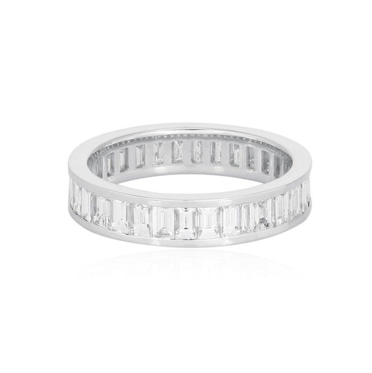 Heirloom Diamond Eternity Ring in 18K White Gold