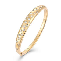 Diamond Bangle in 14K Yellow Gold
