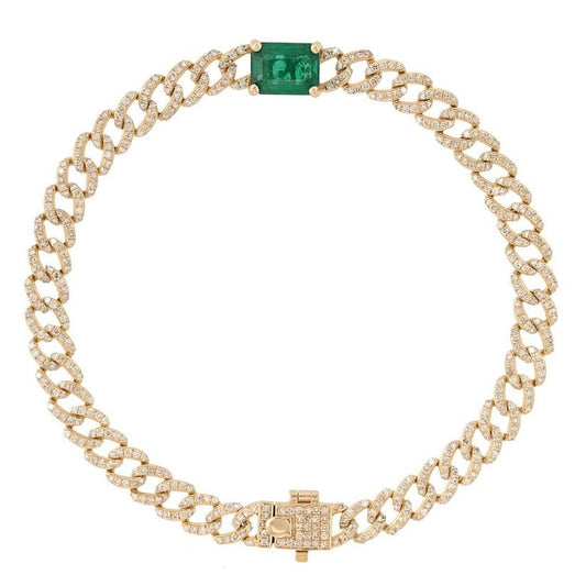 Aura Charm Mystic Bangle Bracelet in 14K Yellow Gold