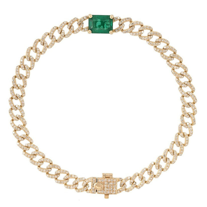 Aura Charm Mystic Bangle Bracelet in 14K Yellow Gold