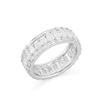 Pure Essence Baguette Diamond Eternity Ring in 18K White Gold