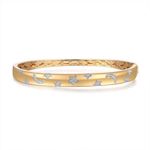 Pure Essence Diamond Bracelet in 14K Yellow Gold