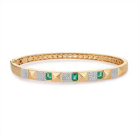 Heritage Classic Diamond Bracelet in 14K Yellow Gold
