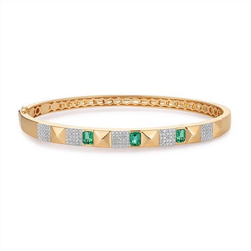 Heritage Classic Diamond Bracelet in 14K Yellow Gold