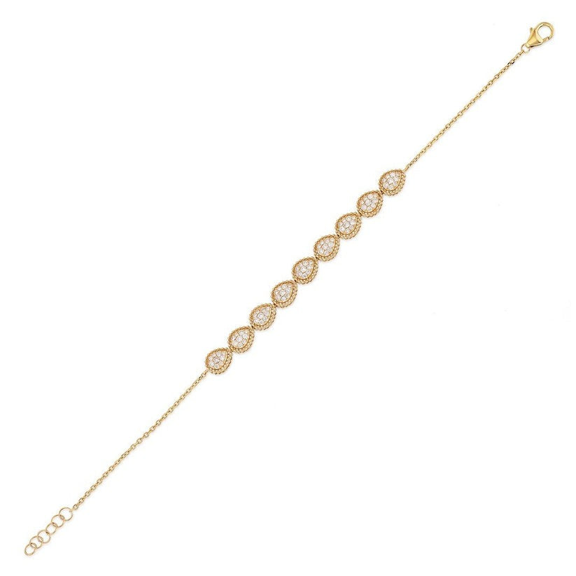 Noble Vintage Charm Bracelet in 14K Yellow Gold