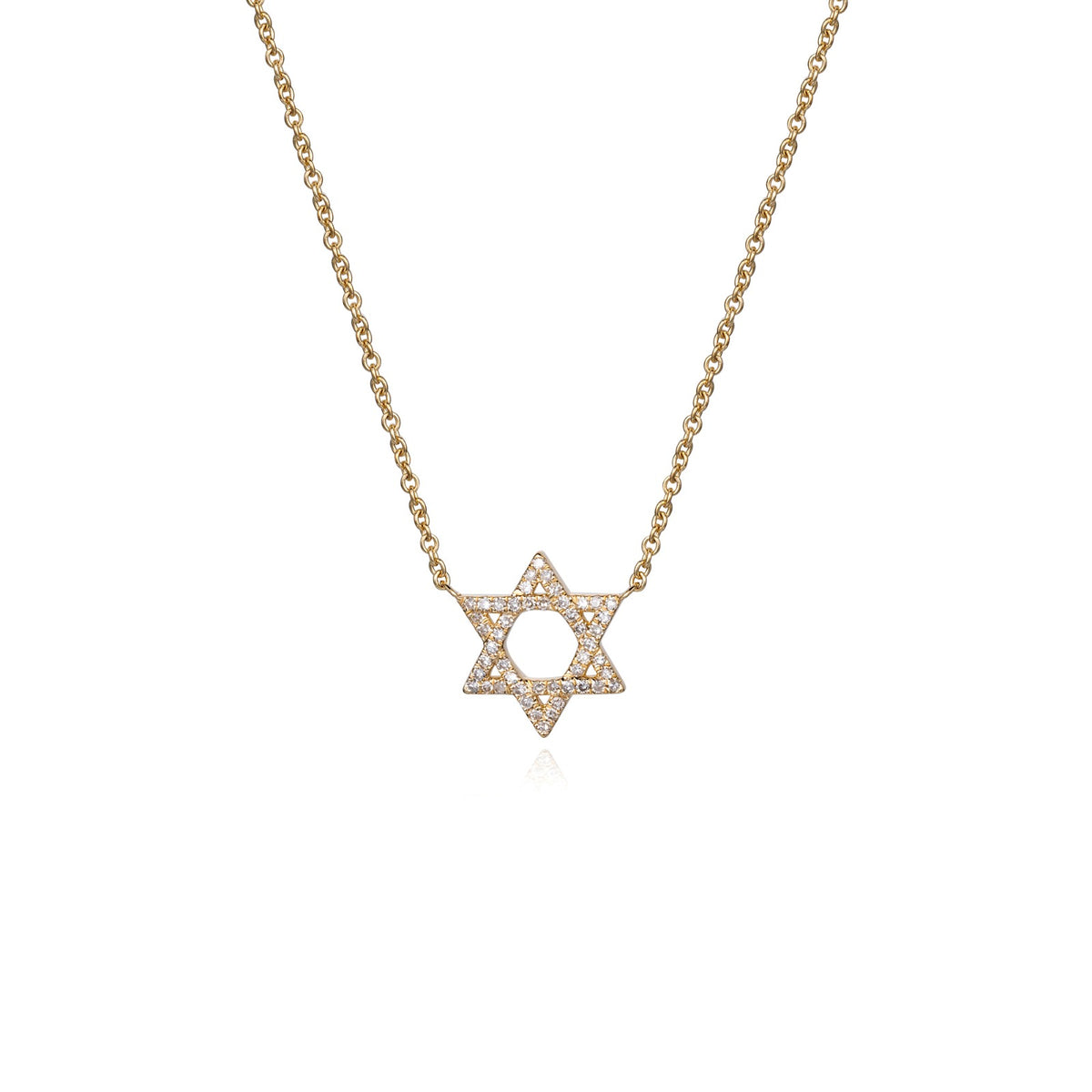 Featuring Diamond 14K Star of David Pendant Necklace