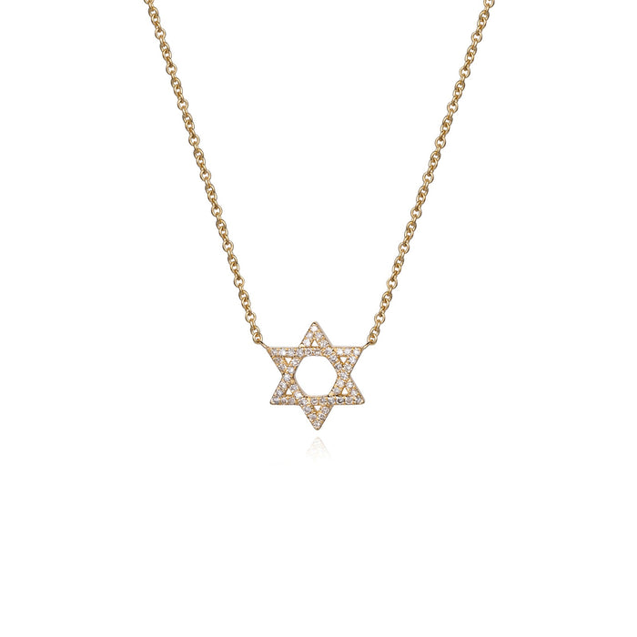 Featuring Diamond 14K Star of David Pendant Necklace