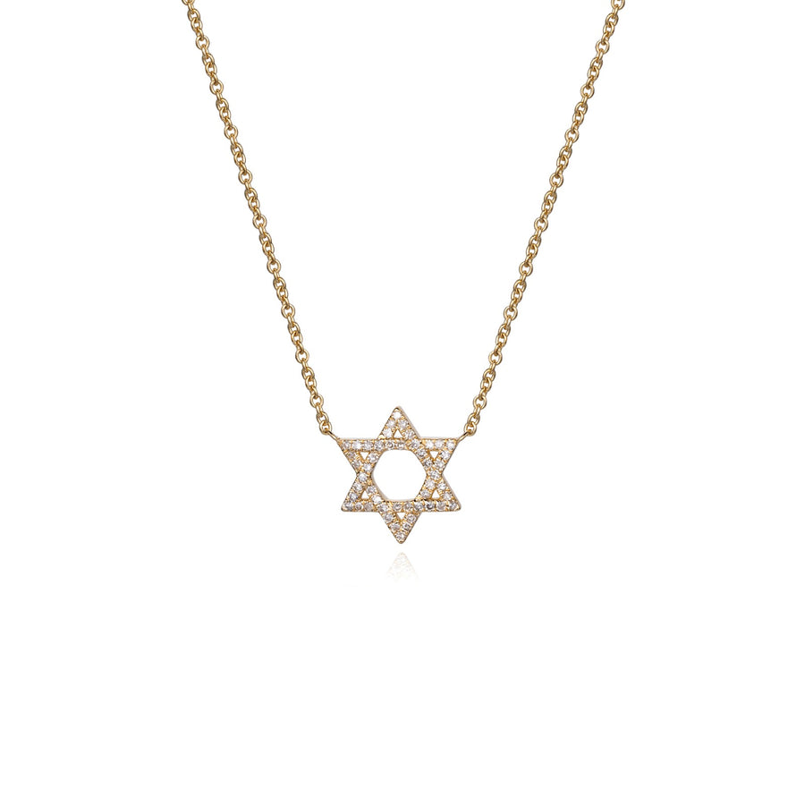 Featuring Diamond 14K Star of David Pendant Necklace