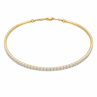 Adorna Classic Diamond Choker in 14K Yellow Gold
