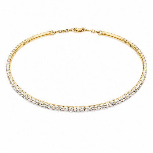Adorna Classic Diamond Choker in 14K Yellow Gold