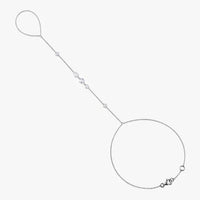 Starlight Connection Hand Chain in 14K Gold