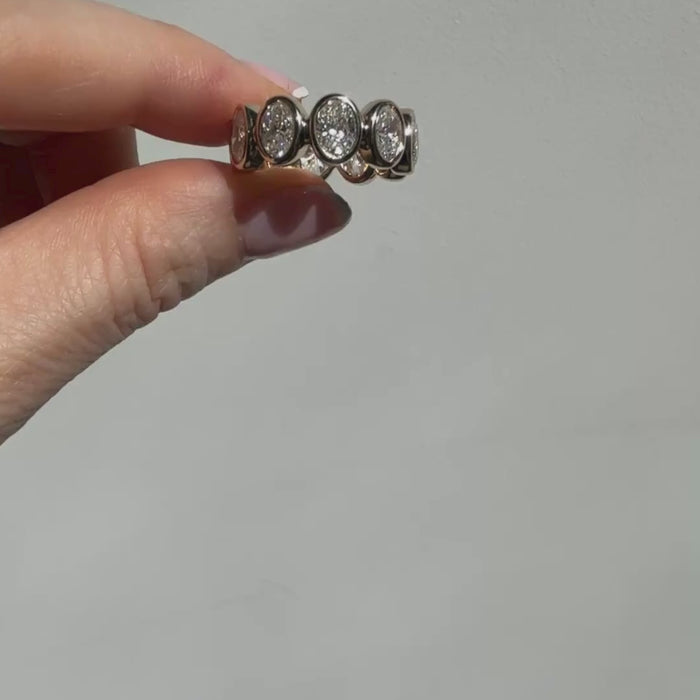 Timeless Elegance Bezel-Set Lab Diamond Ring in 14K Gold