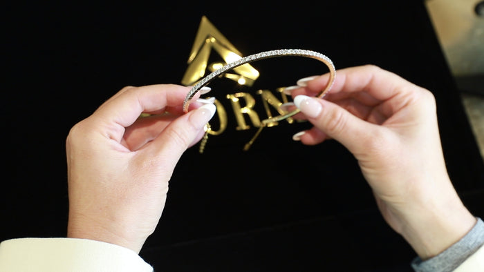 Adorna Classic Diamond Choker in 14K Yellow Gold