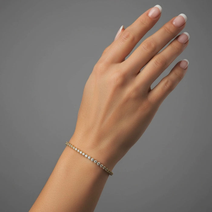 Dream Diamond Link Bracelet in 14K Yellow Gold